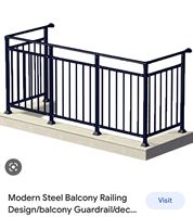 Nouvelle Rampe d'escalier et de balcon moderne en acier inoxydable et acier au carbone de haute qualité, résistante à la rouille, garantie 5 ans+, prix usine