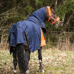 Produk Super laris permadani stabil lalat kuda karpet bulu kuda hitam buatan Khusus selimut kuda kualitas tinggi - Product Image 4