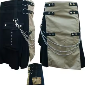 Kilt de cuero de la mejor calidad Kilt para hombre Kilts escoceses de tartán - Product Image 3