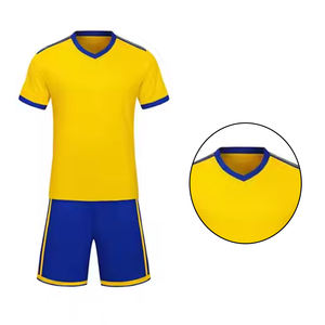 Uniforme teñido liso personalizado ropa de fútbol de secado rápido transpirable cómodo para hombre al por mayor 2025 - Product Image 6