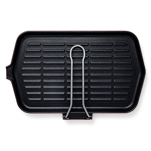 DIETELLA <b>Cast</b> Iron Grill <b>Pan</b> (23x36cm) Black 0205I230GBS for Ilsa-Griddles & Grill <b>Pans</b> - Product Image 2