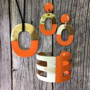 Collar de Cuerno de Buey y Búfalo con Diamante, Estilo Religioso Cristiano, Gran Venta para Fiestas - Product Image 5