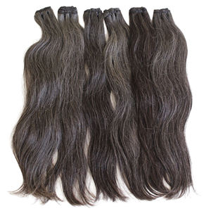Paquetes de Cabello Humano Gris Plateado Baratos al por Mayor, Paquetes de Cabello Humano Vietnamita Virgen con Doble Trama, Sin Enredos ni Caída - Product Image 1