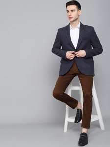 Blazer pour homme de qualité supérieure, gris pierre, simple boutonnage, pour les fêtes et les événements professionnels, disponible à un prix raisonnable - Product Image 2