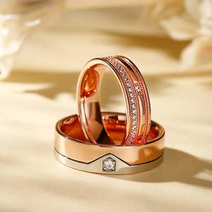 แหวนคู่แต่งงานทรงกลมเงินสเตอร์ลิงประดับเพชรซิร์คอนจาก Jeulia Timelessness - Product Image 5