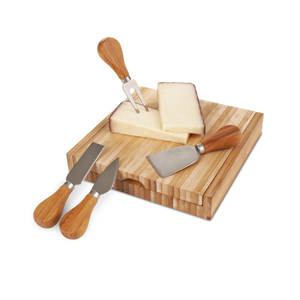 Planche à fromage en bois de haute qualité Design Premium Parfait pour la maison et le restaurant Acier inoxydable de l'Inde à la vente en gros 2025 - Product Image 1
