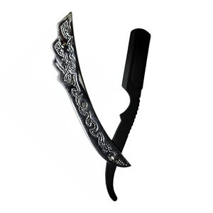 มีดโกนหนวดสแตนเลสคุณภาพสูงราคาถูก ใบมีดเดี่ยว สำหรับช่างตัดผมและผู้ชาย พร้อมป้ายกำกับแบบกำหนดเอง - Product Image 5