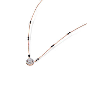 Collar Mangalsutra Tanmaniya con Diamantes Celestiales - Product Image 5