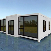 Maison conteneur pliable, Conteneur pliable, Conteneur pliable en Z, Maison préfabriquée pliable, Panneau sandwich en acier léger 20/40 pieds