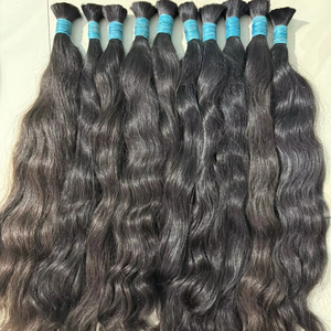 ผมดิบอินเดียคุณภาพสูงโดยไม่ใช้สารเคมีใดๆไม่พันกันไม่หลุดผมธรรมชาติแบบไม่หลุดร่วง - Product Image 1
