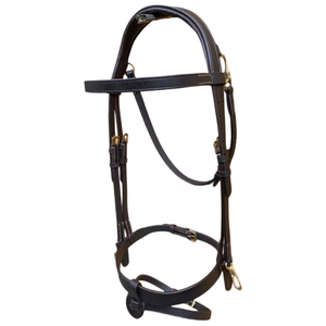 Pneu en laiton anatomique de qualité supérieure bride anglaise équitation équipement équestre pour cheval de selle anglais - Product Image 5