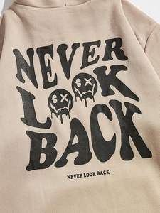 Sudaderas con Capucha Personalizadas al por Mayor, con Estampado Gráfico de Letras Personalizadas de Moda, de Alta Calidad para Hombre, Hechas en Pakistán 2024 - Product Image 4