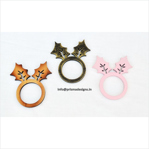 แหวนรัดผ้าเช็ดปากสแตนเลสสตีลหรูหราทันสมัยเป็นมิตรกับสิ่งแวดล้อม รุ่น PNR 023 ของ Prisma Designs รับทำโลโก้ตามสั่ง สำหรับงานแต่งงานและคริสต์มาส ขายส่ง - Product Image 3