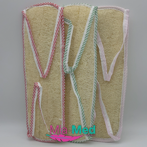 MIA MED Private Label Doble grande Natural Loofah Ecológico Biodegradable Herramienta de ducha de baño 34 Depuradores de cuerpo Esponjas Cepillos - Product Image 2