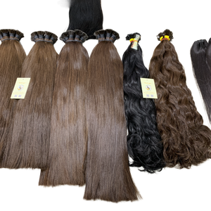 Recién llegado, envío rápido, cabello vietnamita de doble estirado, cabello virgen preadherido, extensiones de cabello humano con punta I - Product Image 1