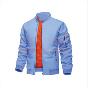 Abrigo informal de talla grande 6XL para hombre, chaqueta Bomber de Color sólido, primavera Otoño Invierno, estilo Vintage, cremallera, tejido de poliéster calentado - Product Image 1