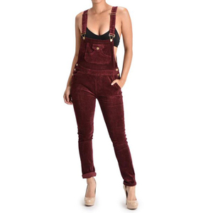 Nuevo Mono Vaquero Ecológico para Mujer, Estilo Hip Hop, Pantalones de Peto, Overol de Mezclilla, Largo hasta la Rodilla, Casual, Holgado, con Botones para Invierno - Product Image 6