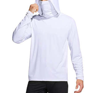 Men's Long-Sleeve Fishing <b>Hoodie</b> Sun Shield Breathable Outdoor Sports Apparel Waterproof Moisture Wicking Technology <b>Thumb</b> <b>Holes</b> - Product Image 1