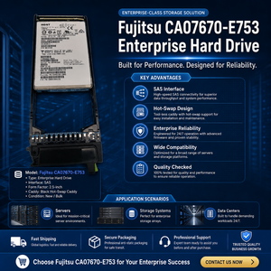 สำหรับ Fujitsu CA07670-E753 1.6TB 2.5" SAS 12Gb/s MLC <span class=keywords><strong>SSD</strong></span> สำหรับ Eternus DX S3 / DX S4 Storage Array พร้อม Caddy แบบ Hot-Swap ของแท้ - Product Image 3