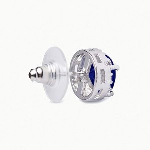 Shama Gems Jewels 925 <b>Sterling</b> <b>Silver</b> Luxury <b>Stud</b> <b>Earrings</b> for Women Moissanite Gold Plated Third Party Certified for - Product Image 3