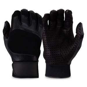 Guantes de Bateo Personalizados con Puño Largo, Guantes de Béisbol de Cuero Genuino con Logotipo Personalizado para Uso Profesional en el Campo para Adultos - Product Image 1