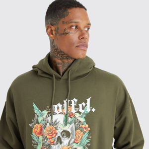 Venta al por mayor 2025 Diseño de alta calidad Multi Color Impreso Básicos personalizados, Sudadera con capucha de mezcla de algodón Hombres Sudaderas con capucha de tela de gran tamaño - Product Image 5