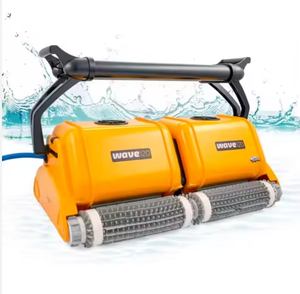 Nettoyeur de piscine robotique commercial Dolphin/s Wave avec chariot, boîtier rigide, alimenté par batterie, industriel, 120 cm, vente rapide à 100% - Product Image 1