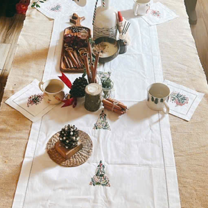 Juego de Mantel para mesa de comedor, mesa a prueba de agua, a prueba de polvo, resistente al suelo, algodón, lino, manteles rectangulares OEM - Product Image 6