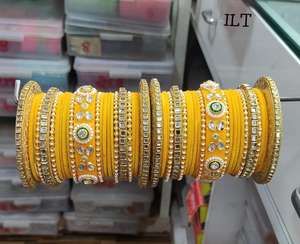 Indian Fashionable and Traditional Brass Bangles Women Wedding Bangles <b>for</b> Women and <b>Girls</b> - Product Image 2