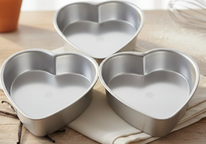 Wholesale Professional <b>Heart</b> <b>Shape</b> Aluminum Baking <b>Tin</b> Durable Non-Stick <b>Cake</b> Mold for Bakery and Commercial Kitchen Use - Product Image 3