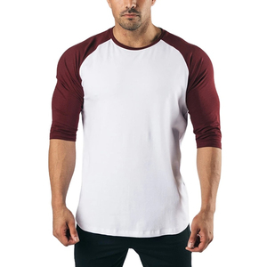 Camiseta Deportiva de Manga Larga para Hombre, Modelo 2024, Informal, Lisa, de Algodón, Transpirable, de Secado Rápido, con Logotipo Personalizado, Impresión Digital de Alta Calidad - Product Image 1
