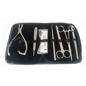 Kit d'outils de podologie en acier inoxydable robuste coupe-ongle manuel tondeuse incarnée grossiste prix fabricants fournisseur - Product Image 1