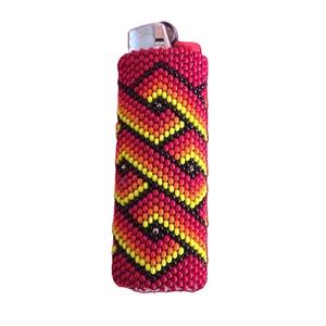 <b>Custom</b>-made Beaded Decorative <b>Lighter</b> Cases Seed Beads <b>Lighter</b> Cover Lightweight Seed Beaded <b>Lighter</b> Case - Product Image 2