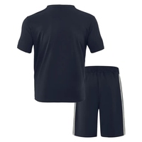 Conjunto Deportivo Informal Transpirable de Verano para Gimnasio, Correr, Trotar, Camiseta de Compresión para Hombre, Pantalones Cortos de Punto de Secado Rápido para Entrenamiento
