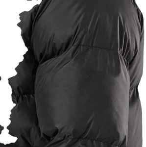 Vestes longues matelassées en toile de fibre de bambou pour hommes, logo brodé personnalisé, vestes matelassées d'hiver à capuche - Product Image 2