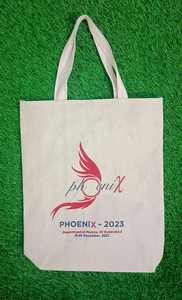 Sac fourre-tout en toile de couleur naturelle réutilisable avec logo imprimé personnalisé écologique avec poignée en coton sac d'épicerie recyclable - Product Image 2