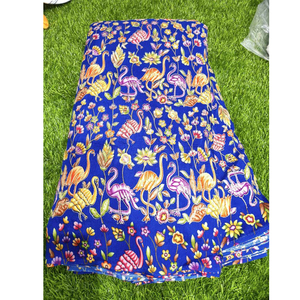 Premium Pure <b>Viscose</b> Dola <b>Fabric</b> with Position Print & Sequence Embroidery | Shipping Charge Extra - Product Image 4