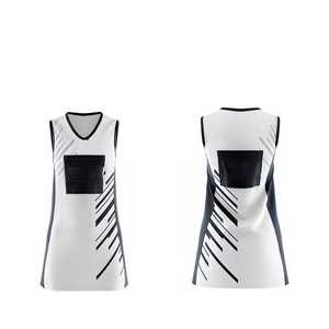 Maillot de netball de haute qualité, impression personnalisée, tissu polyester léger et performant, uniforme de sport durable - Product Image 3