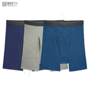 Nouveauté Boxers en fibre de bambou personnalisés de haute qualité extensibles dans les quatre sens Boxers personnalisés grande taille respirants pour hommes - Product Image 1