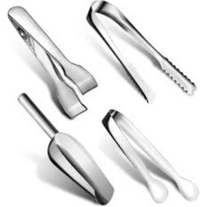 Mirror Polished Stainless Steel Ice Tongs With Strong Teeth Suitable For Ice Cubes Lemon Slices And Sugar Pieces - Product Image 5