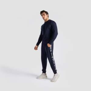 Sudadera Navy Utility Crew con Bordado 3D, Etiqueta Personalizada, Serigrafía, Talla Única, Corte Regular, Tejido de Punto - Product Image 4