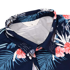 เสื้อฮาวายแขนสั้นผู้ชายเสื้อพิมพ์ลายลำลองสำหรับแฟชั่นฤดูร้อนและวันหยุด - Product Image 5