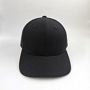 Gorra de béisbol personalizada de color sólido negro para exteriores, gorra de béisbol de camionero de malla, gorras de verano Richardson 112, gorras de camionero - Product Image 1
