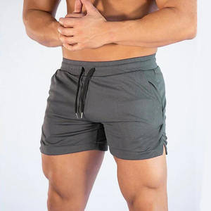 กางเกงขาสั้นออกกำลังกายผู้ชายคุณภาพสูง ดีไซน์ปรับแต่งได้ ลายเรียบ ผ้าแคนวาส แห้งเร็ว กันน้ำ บริการ OEM - Product Image 4