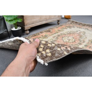 พรมขนสัตว์สังเคราะห์ทรงสี่เหลี่ยมผืนผ้า ขนาด 38 x 68 ฟุต สไตล์วินเทจ สำหรับห้องรับประทานอาหาร เป็นมิตรกับสิ่งแวดล้อม ขนปานกลาง สีส้มเบจ ชุดพรมปูพื้นขนาดใหญ่ - Product Image 3