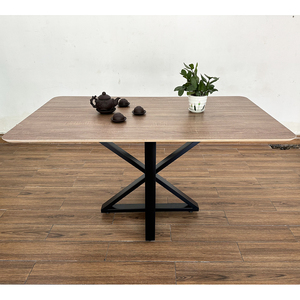 Ensemble de table à manger classique moderne CBBA093 140x80cm avec 4 chaises en similicuir pour un confort optimal, meubles pour la maison, pour le salon - Product Image 3
