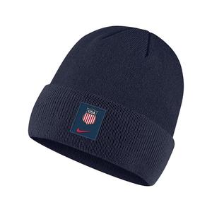 Berretto Nike in maglia con risvolto, unisex, colore: blu navy, 100% autentico - Product Image 3