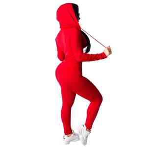 Combinaisons de jogging pour femmes, 2 pièces, survêtement, survêtement, survêtement, survêtement, survêtement, survêtement, vêtements de sport pour femmes - Product Image 2