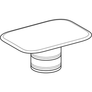 Bouchon de vidange Geberit pour lavabos MyDay Blanc/Chrome - Product Image 3