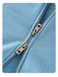 wholesale 400gsm fleece full double <b>zip</b> no drawstring <b>hoodie</b> oems zipper hoddie <b>black</b> <b>zip</b> <b>up</b> <b>hoodie</b> Puff Printing DDP Shipping - Product Image 6